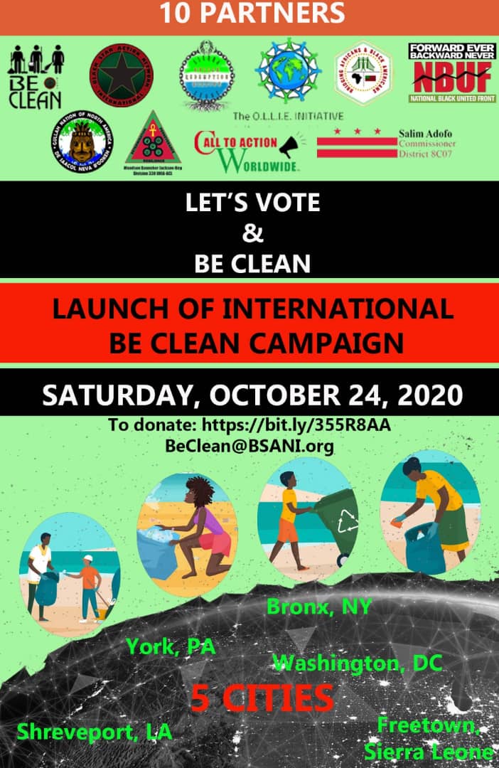 Let's Vote and Be Clean Campaign